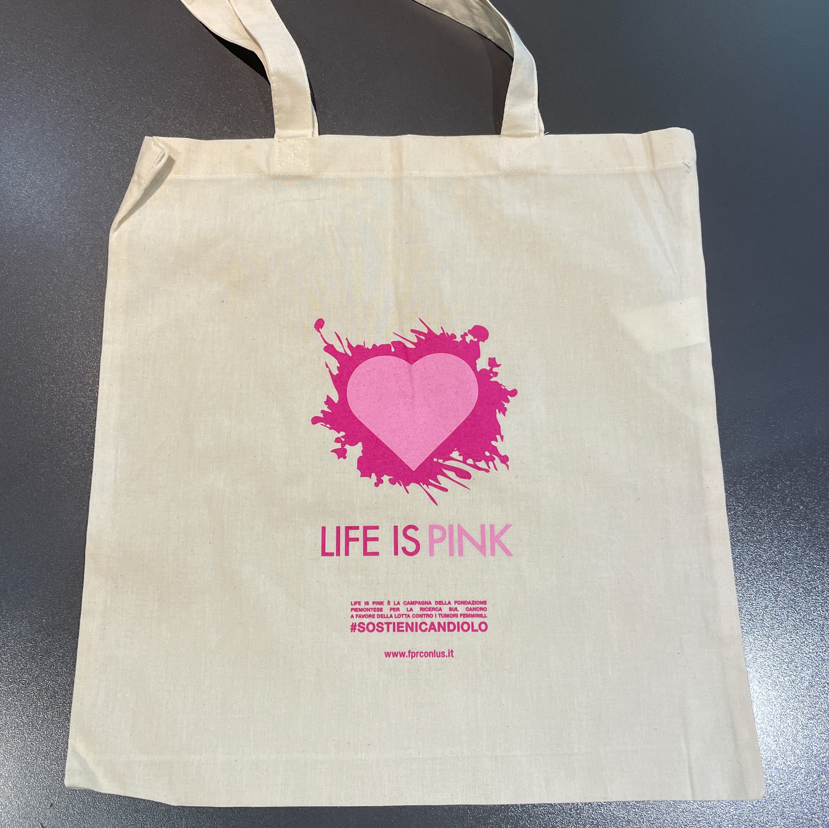 Tote Bag Life is Pink